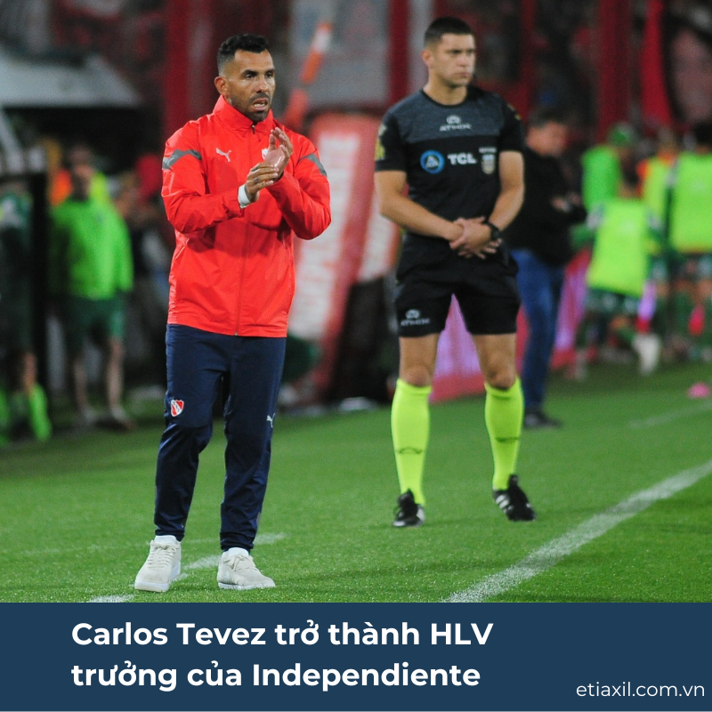 Carlos Tevez trở thành HLV trưởng của Independiente